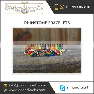 Superior Quality New Design Rope Rhinestone Bracelet thumbnail-1