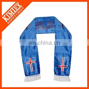 2017 Promotional Custom Cheap Soccer Scarf Football Fans Scarf thumbnail-1