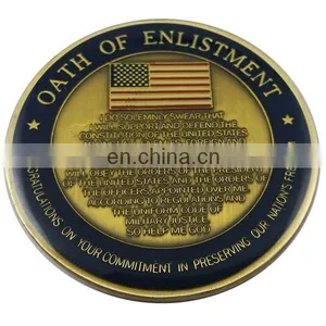Factory Promotion Survenir Metal Coins With Shinny Nickel Plated thumbnail-2