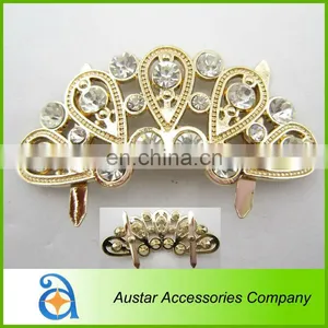 Wholesale Metal Rhinestone Shoe Flower Shoe Accessories thumbnail-1