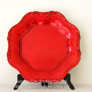 Christmas Decoration Plastic Charger Plate YF-60034 thumbnail-2