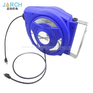 10~25m CAT6 CAT5E Retractable Data Network Ethernet Cable Reels With Slip Ring Inside thumbnail-1
