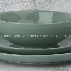 China Manufacturer Crockery Soup Bowls,embossed Stoneware Salad Bowl,wholesale Ceramic Bowl Sets thumbnail-2