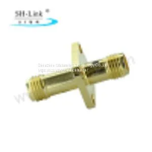 RF Coaxial SMA Type Female to SMA Female With Flange Adaptor thumbnail-1
