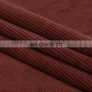 Good Drapery Solid Dyed 100% Polyester 6 Wale Corduroy Fabric for Jacket/pillow/trousers thumbnail-6