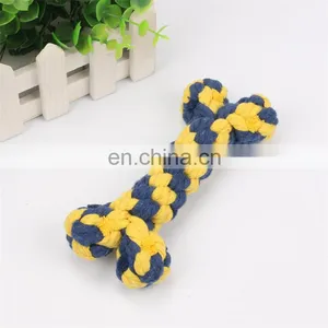 Multiple Types Pet Variety Health Benefits Strong Chew Bone Cotton Rope Dog Toys thumbnail-4