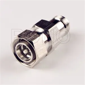 RF 4.3/10 Plug Male to N Jack Female Coaxial Connector Adapter thumbnail-2