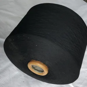 Chinese Manufacturers Recycled Cotton Polyester Blended Yarn 6s Weaving Gloves Yarn thumbnail-1