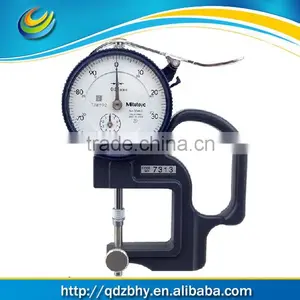 Mitutoyo 7313 Dial Thickness Gage, Lens Reverse Anvil, 0-10mm Range thumbnail-1