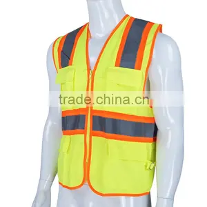 Cheap High Visible Road Safety Reflective Vest RF040A thumbnail-2