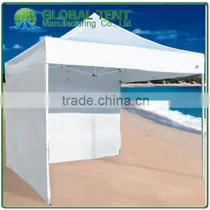 Steel Folding Marquee Tent Frame 3x3m ( 10ft X 10ft),30mm, With White Canopy & Valance(Unprinted), 2 Full Walls thumbnail-1