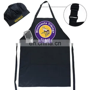 Sleeveless Adjustable Waterproof Home Garden Cleaning Apron With Pockets Polyester Chef Kitchen Aprons thumbnail-3