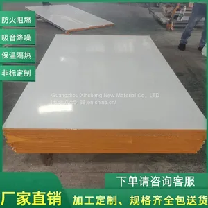Rock Wool Sandwich Color Steel Plate With High Bearing Capacity, Good Fire Performance and Sound Insulation Effect thumbnail-3