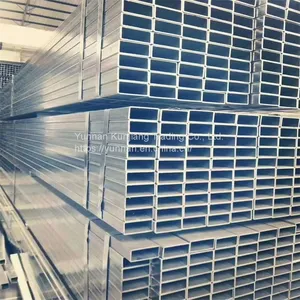 Yunnan Q235 Square Tube Wholesale Hot Dip Galvanized Square Tube 40 * 80 * 3 Square Tube Kunming Sales Square Tube thumbnail-3