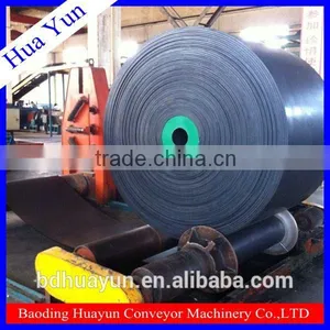 ISO Standard Heat Resistant Cotton Canvas Conveyor Belt for Cement Plant thumbnail-1