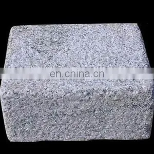Natural Split Finished Grey G603 Granite Paver Cobblestone For Driveways thumbnail-5