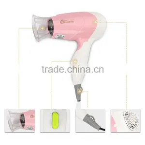 Folding Hair Dryer Water Transfer or Heat Printing OEM ODM Welcomed thumbnail-2