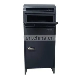 Factory Direct Drop & Metal Outdoor Parcel Delivery Box Freestanding Locking Parcel Drop Box thumbnail-1