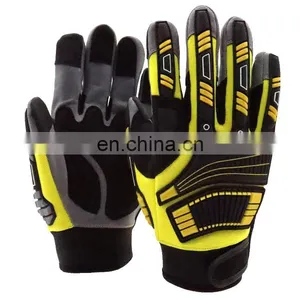 Factory Cheap TPR Industrial Cut Resistant Protective Hand Safety Impact Working Mechanic Gloves thumbnail-1