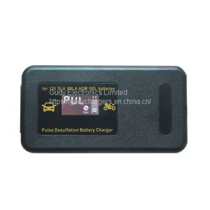 Universal Motorcycle Battery Chargers 12V 4A Lead Acid Battery Charger Desulfator With LCD thumbnail-1