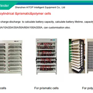 Aitop 60v 10a Charge 20a Discharge Lithium Battery Aging Tester 100v 60AMulti-Function Lithium Battery Pack Test System Charging Discharging Cabinet thumbnail-2