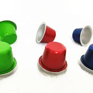 Reusable Aluminum Foil Nespresso Coffee Capsules With Lid thumbnail-3