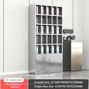 Premium 201/304 Stainless Steel Multi-Layer Cup Holder Cabinet Manufacturer thumbnail-1