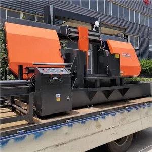 Semi-automatic Horizontal Metal Band Sawing Machine, Steel Bar Saw Band Sawing Machine, Cnc Band Sawing Machine Gb4280 thumbnail-2