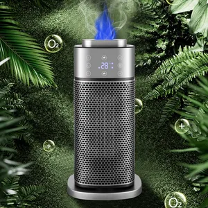 Heater/Mist Humidification Heater/3D Simulated Flame Remote Control Electric Heater（Wechat:13510231336） thumbnail-1