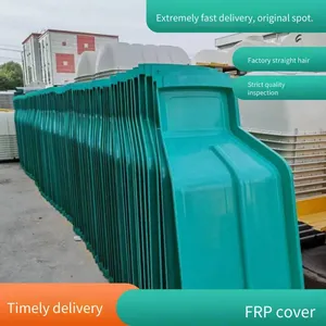 Hengshi Fiberglass Reinforced Plastic (frp) Arch Cover, Frp Gas Collection Hood, Circular Arc-shaped Shell for Sewage Tank thumbnail-2