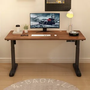 Computer Gaming Desk Metal Base Laptop Electric Adjustable Standing Desk Student Table Factory Price thumbnail-2