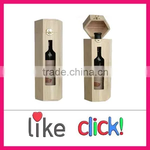 Wholesale Wooden Wine Boxes Single Bottle Wine Box Wood thumbnail-2