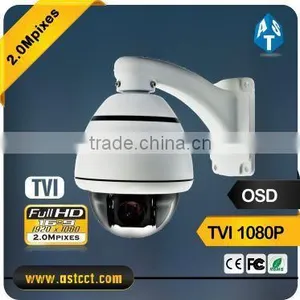 Highest OSD Protection HD TVI 1080P 2.0Mp Mental Housing 10x Mini High Speed Dome Cctv Camera With High Performance thumbnail-1
