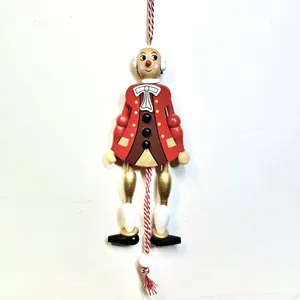 Handmade Traditional Wooden Marionette Pull-string Puppet thumbnail-2
