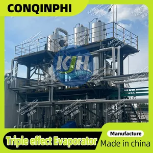 220V Automatic Multi-effect Evaporation Concentrator for Wastewater Treatment With 3-Stage Design thumbnail-4
