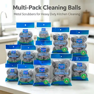 Quick Dry Anti Mold Steel Scrubber Wet Kitchen Long Time Use thumbnail-2