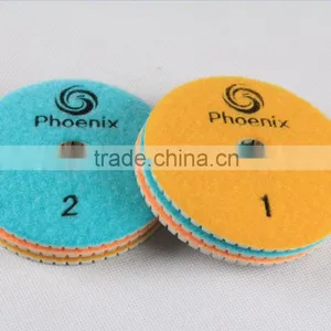 3 Step Wet Diamond Polishing Pads For Granite thumbnail-3