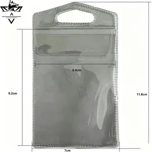 Wholesaler PVC Bags Transparent Package Bags for Small Business F13V-PB1016 thumbnail-1