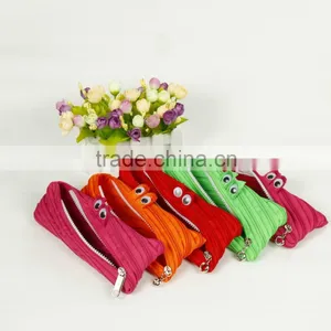 Animal Eyes Monster Zip Zipper Bag Zippers Wallet Eco Bags Purse Mini Money Wallet thumbnail-1