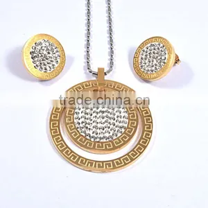 European Fashion Jewellery Gold Plated Fashion And Costume Jewelry Set thumbnail-2