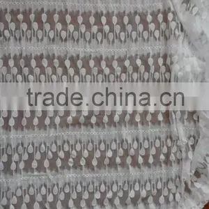 2016 Lace Accessory Hot Embroidery Full Lace With Flower Milk Silk Lace Fabric thumbnail-3