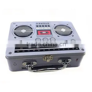 Tin Boxes With Radio Shape,chinese Style Metal Box,novel Disign Tin Box thumbnail-2