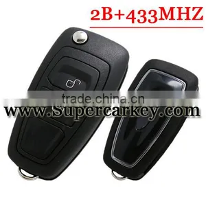 Best Price Genuine 2 Button Flip Remote Key With 433mhz for Ford thumbnail-1