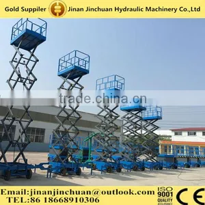 Movable Scissor Lift Platform/mobile Hydraulic Lift Table/scissor Hydraulic Lift Platform QYCY0.3-9 thumbnail-6