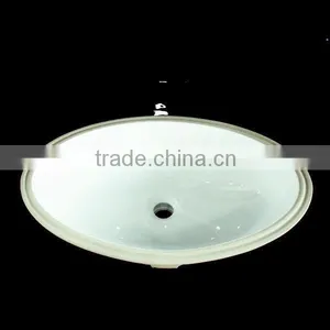 Chinese Ceramic Oval Under Counter Washing Bath thumbnail-3