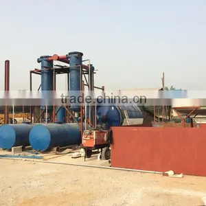 Full Automatic Tyre Recycle Machine Cost of Plastic Recycling Machine Waste Tyre Pyrolysis thumbnail-1