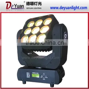 Wedding Stage Light 9pcs 12W Matrix Moving Head Light, Led Matrix Beam thumbnail-5