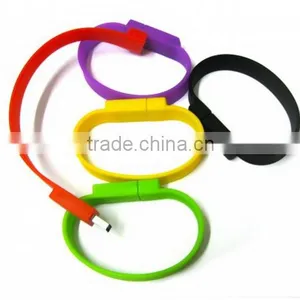 Custom Silicone Bracelet Usb Flash Memory Storage 8gb 16gb thumbnail-5