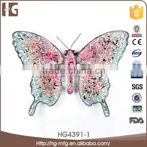 2015 Wholesale Pink Metal Butterflies Folk Art thumbnail-1