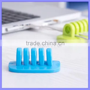 Silicone Desk Wall Adhesive Cable Clip Organizer thumbnail-1
